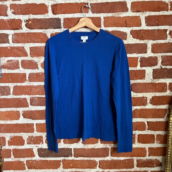 J.Crew Teddie Sweater in Cobalt Blue – Size L - Picture 1 of 2